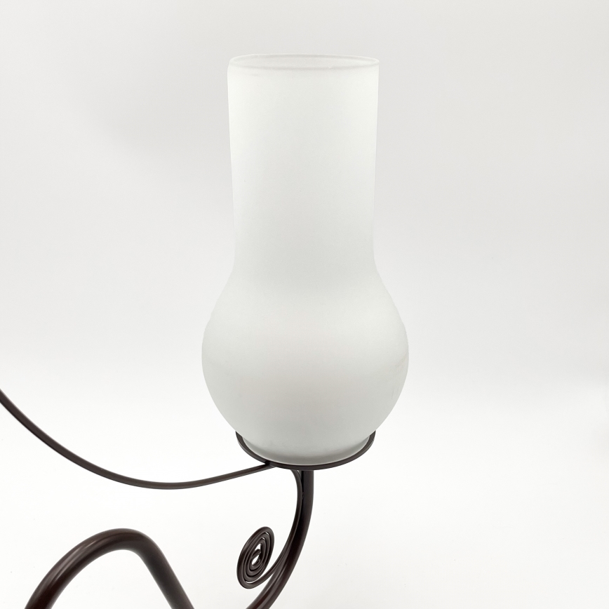 Brilagi - LED Chandelier on a chain COTTAGE 5xE14/40W/230V brown/white