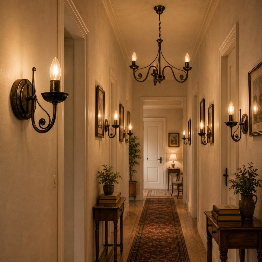 Brilagi - LED Chandelier on a chain STEFANO 3xE14/40W/230V black patina