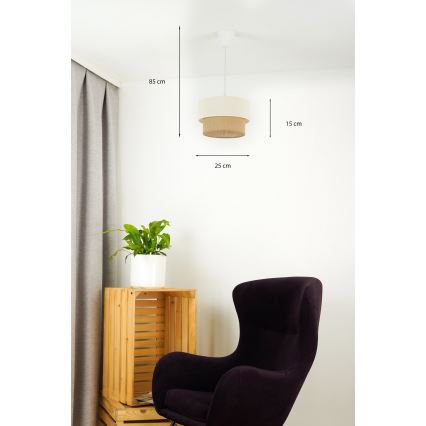 Brilagi - LED Chandelier on a string BOHO STYLE 1xE27/15W/230V d. 25 cm