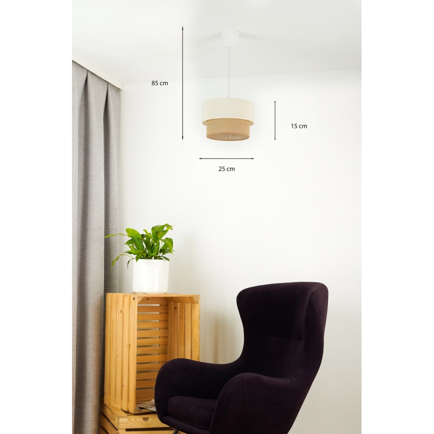 Brilagi - LED Chandelier on a string BOHO STYLE 1xE27/15W/230V d. 25 cm