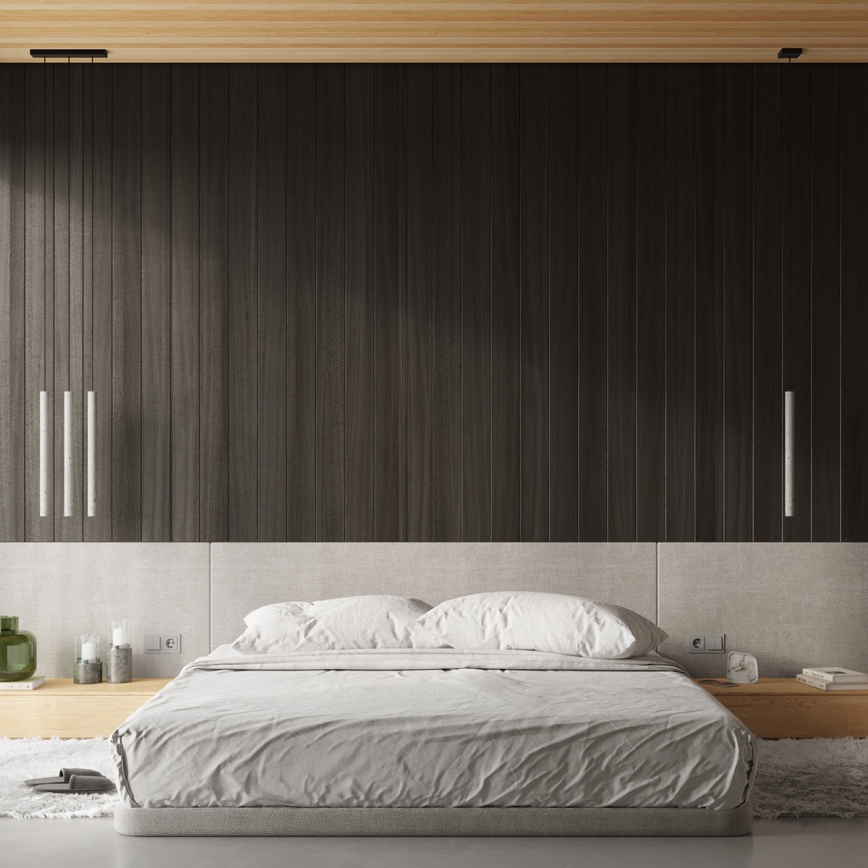 Brilagi - LED Chandelier on a string DRIFA 1xG9/4W/230V concrete