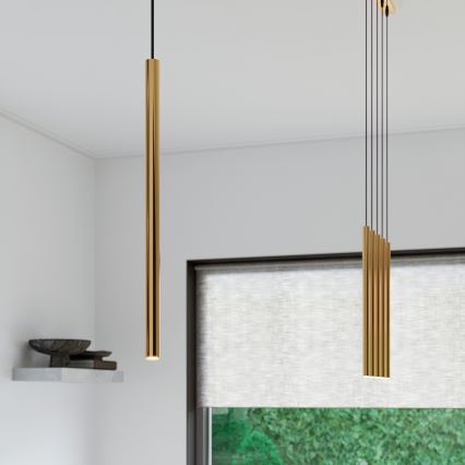 Brilagi - LED Chandelier on a string DRIFA 1xG9/4W/230V gold