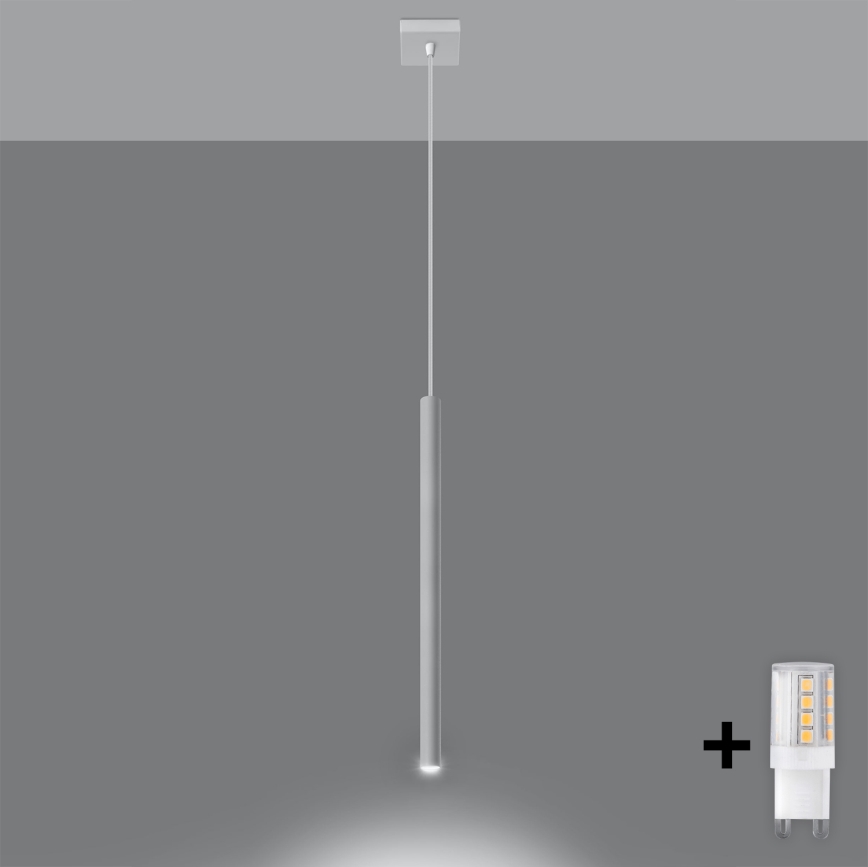Brilagi -  LED Chandelier on a string DRIFA 1xG9/4W/230V white