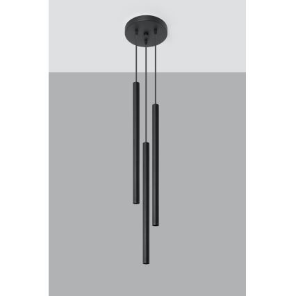 Brilagi -  LED Chandelier on a string DRIFA 3xG9/4W/230V black