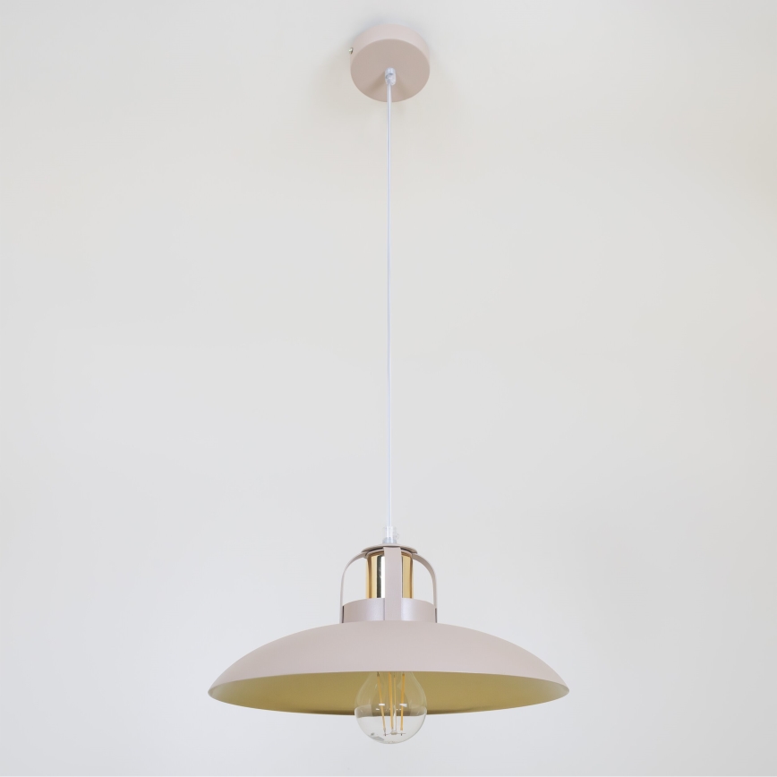 Brilagi - LED Chandelier on a string FLAMENGO 1xE27/60W/230V beige
