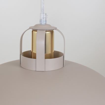 Brilagi - LED Chandelier on a string FLAMENGO 1xE27/60W/230V beige