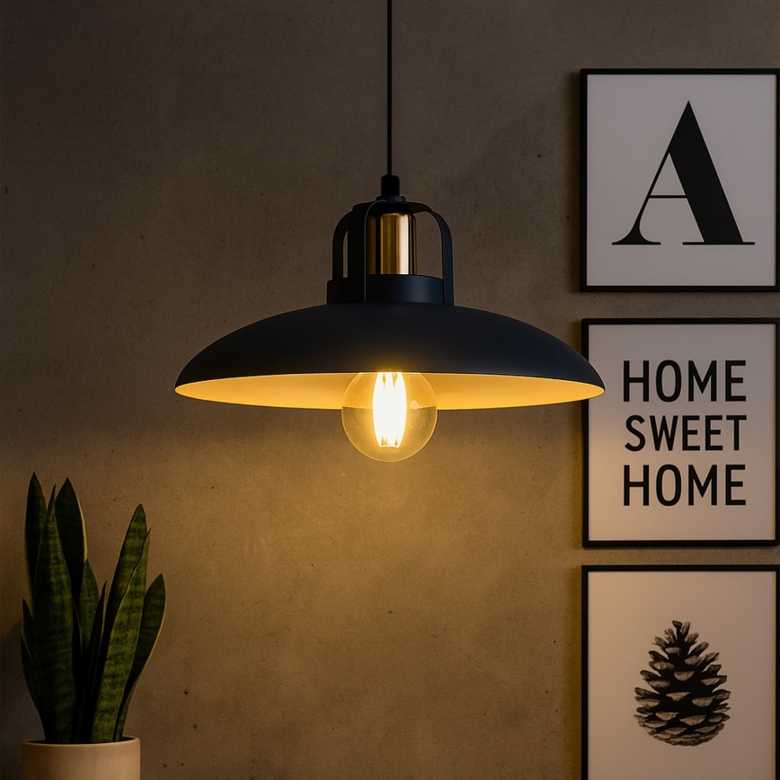 Brilagi - LED Chandelier on a string FLAMENGO 1xE27/60W/230V blue