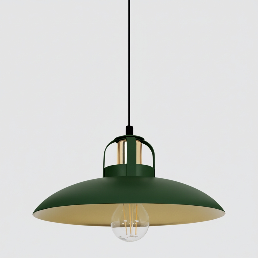 Brilagi - LED Chandelier on a string FLAMENGO 1xE27/60W/230V green