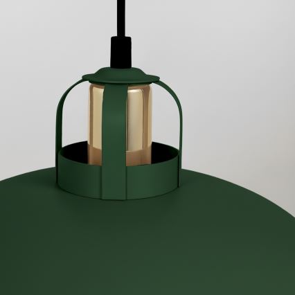 Brilagi - LED Chandelier on a string FLAMENGO 1xE27/60W/230V green