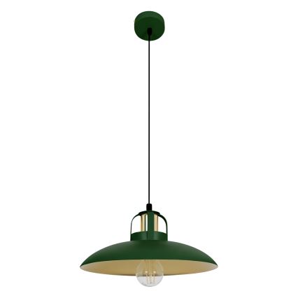 Brilagi - LED Chandelier on a string FLAMENGO 1xE27/60W/230V green