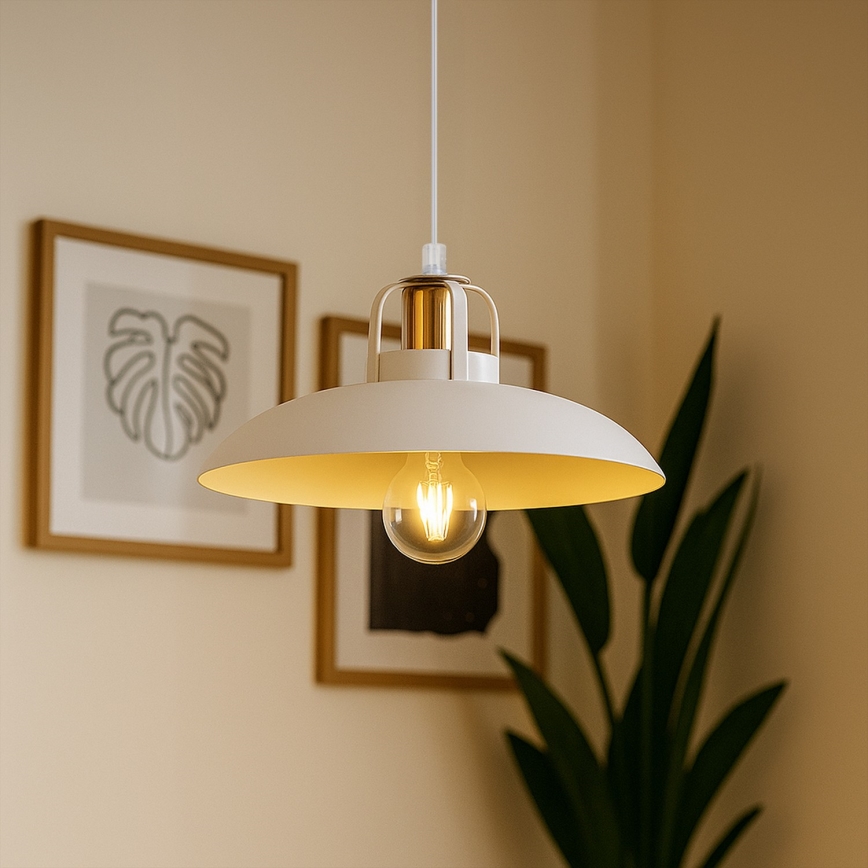 Brilagi - LED Chandelier on a string FLAMENGO 1xE27/60W/230V white