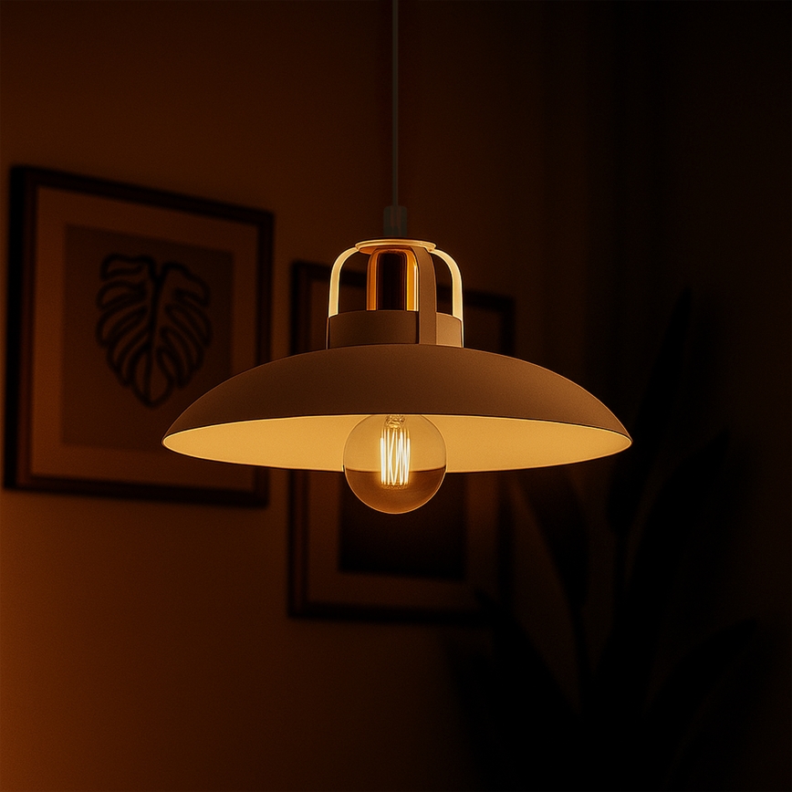 Brilagi - LED Chandelier on a string FLAMENGO 1xE27/60W/230V white