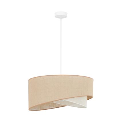 Brilagi - LED Chandelier on a string LYRA 1xE27/15W/230V beige/creamy