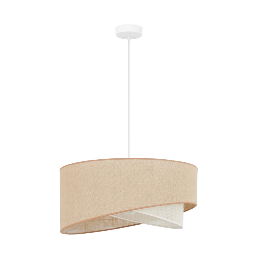 Brilagi - LED Chandelier on a string LYRA 1xE27/15W/230V beige/creamy