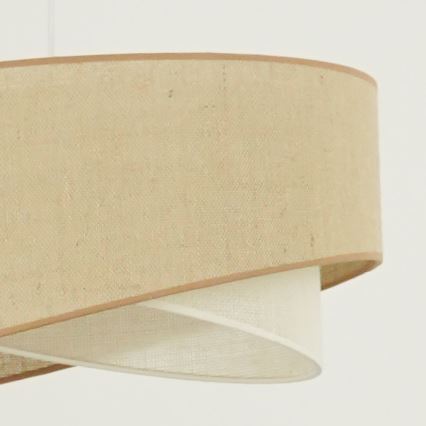 Brilagi - LED Chandelier on a string LYRA 1xE27/15W/230V beige/creamy