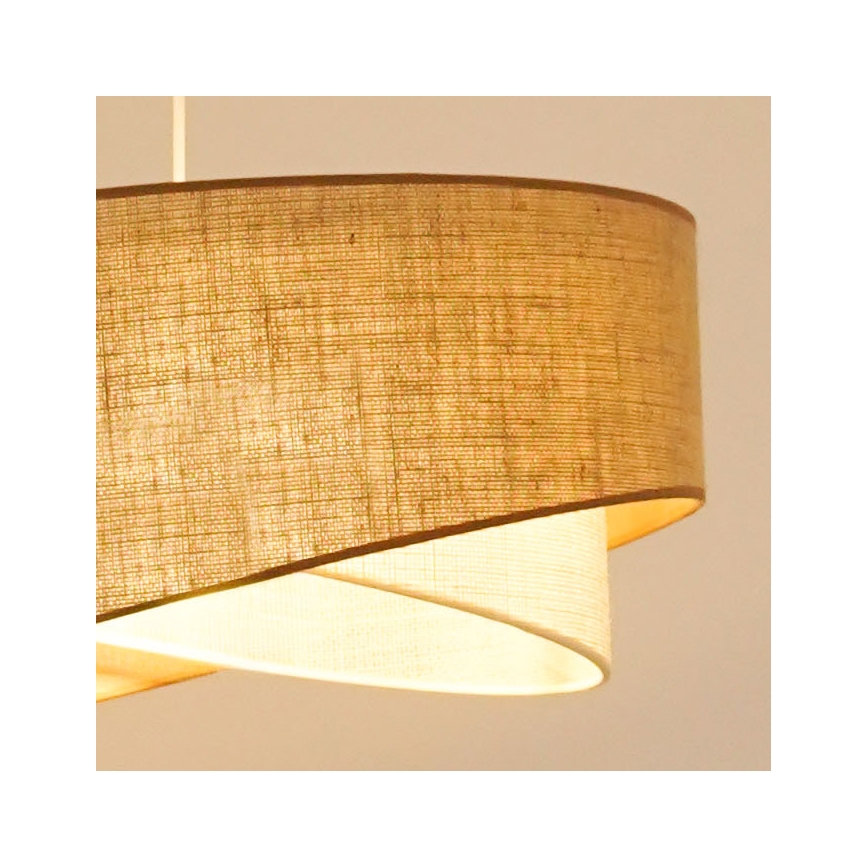 Brilagi - LED Chandelier on a string LYRA 1xE27/15W/230V beige/creamy