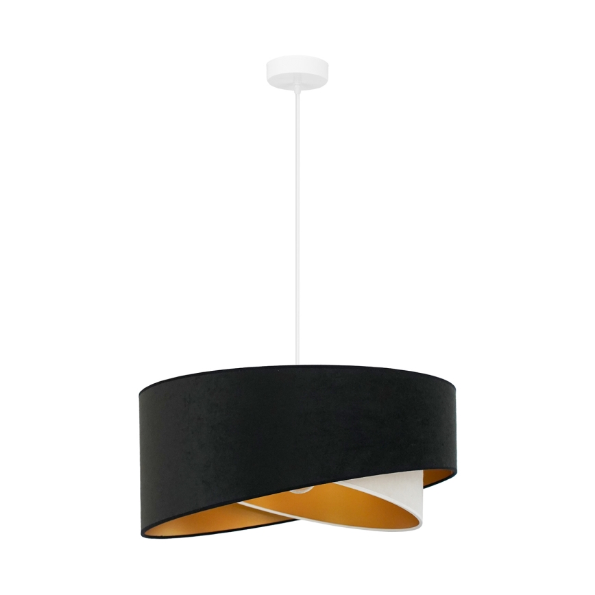Brilagi - LED Chandelier on a string LYRA 1xE27/15W/230V black/creamy/gold