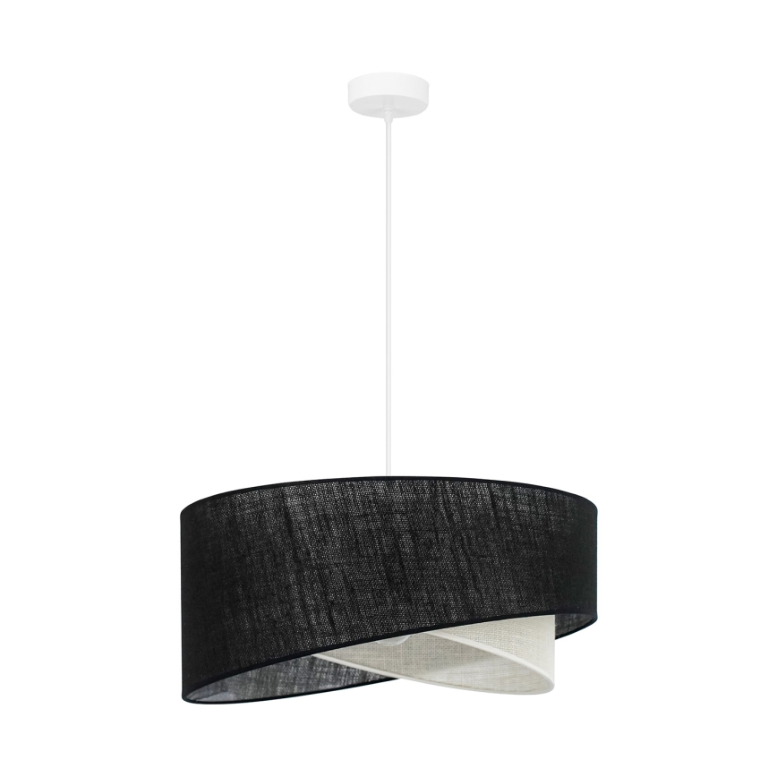 Brilagi - LED Chandelier on a string LYRA 1xE27/15W/230V black/creamy