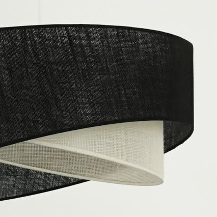 Brilagi - LED Chandelier on a string LYRA 1xE27/15W/230V black/creamy