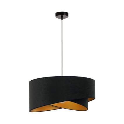 Brilagi - LED Chandelier on a string LYRA 1xE27/15W/230V black/gold