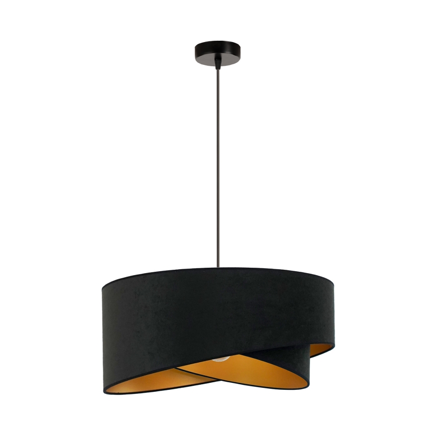 Brilagi - LED Chandelier on a string LYRA 1xE27/15W/230V black/gold