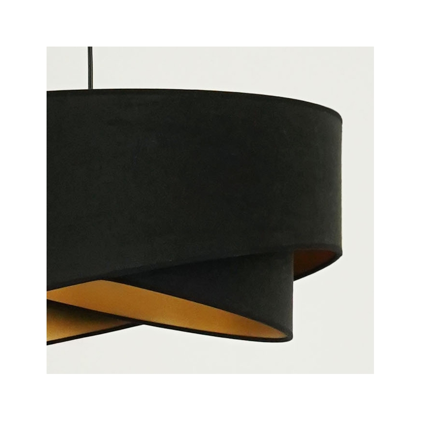 Brilagi - LED Chandelier on a string LYRA 1xE27/15W/230V black/gold