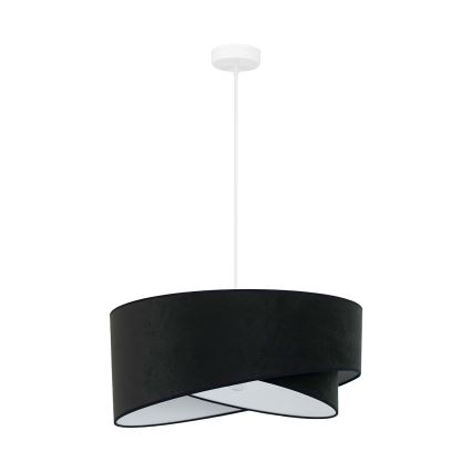 Brilagi - LED Chandelier on a string LYRA 1xE27/15W/230V black/white