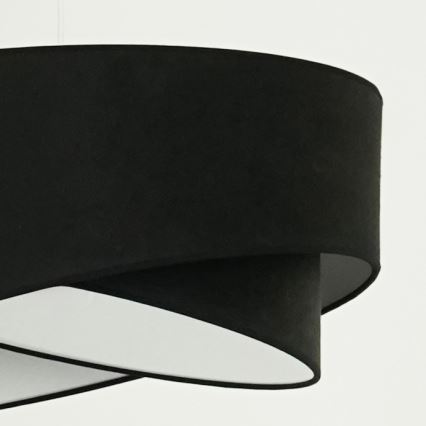 Brilagi - LED Chandelier on a string LYRA 1xE27/15W/230V black/white