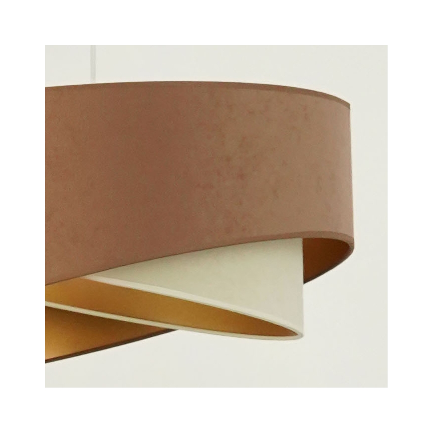 Brilagi - LED Chandelier on a string LYRA 1xE27/15W/230V brown/creamy/gold