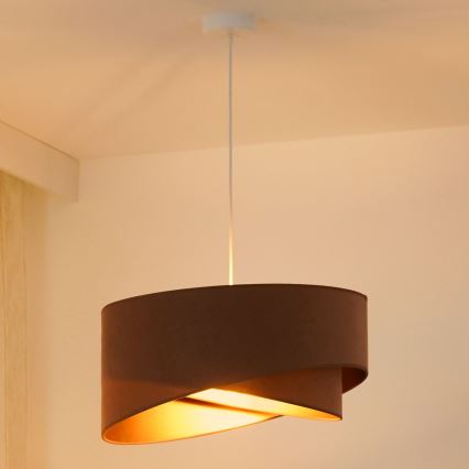 Brilagi - LED Chandelier on a string LYRA 1xE27/15W/230V brown/gold