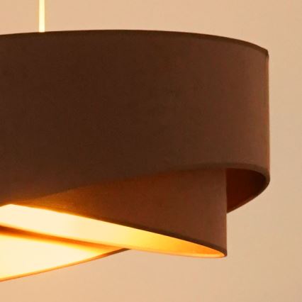 Brilagi - LED Chandelier on a string LYRA 1xE27/15W/230V brown/gold