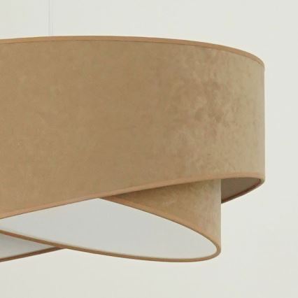 Brilagi - LED Chandelier on a string LYRA 1xE27/15W/230V brown/white