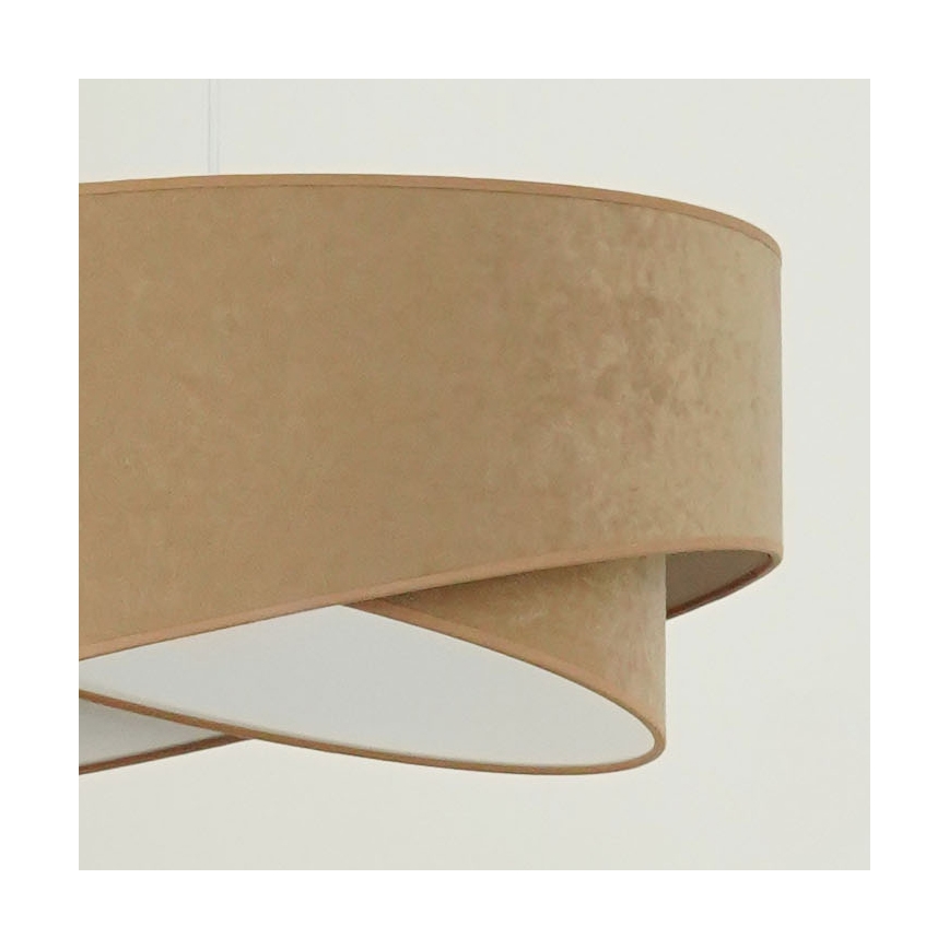 Brilagi - LED Chandelier on a string LYRA 1xE27/15W/230V brown/white