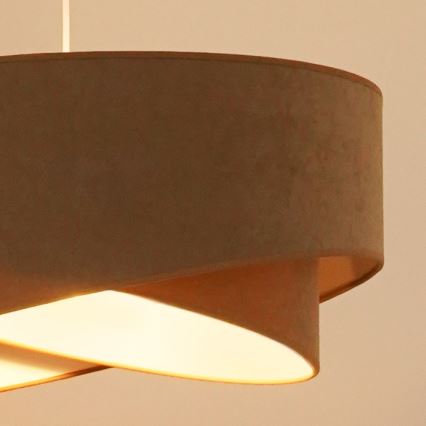 Brilagi - LED Chandelier on a string LYRA 1xE27/15W/230V brown/white