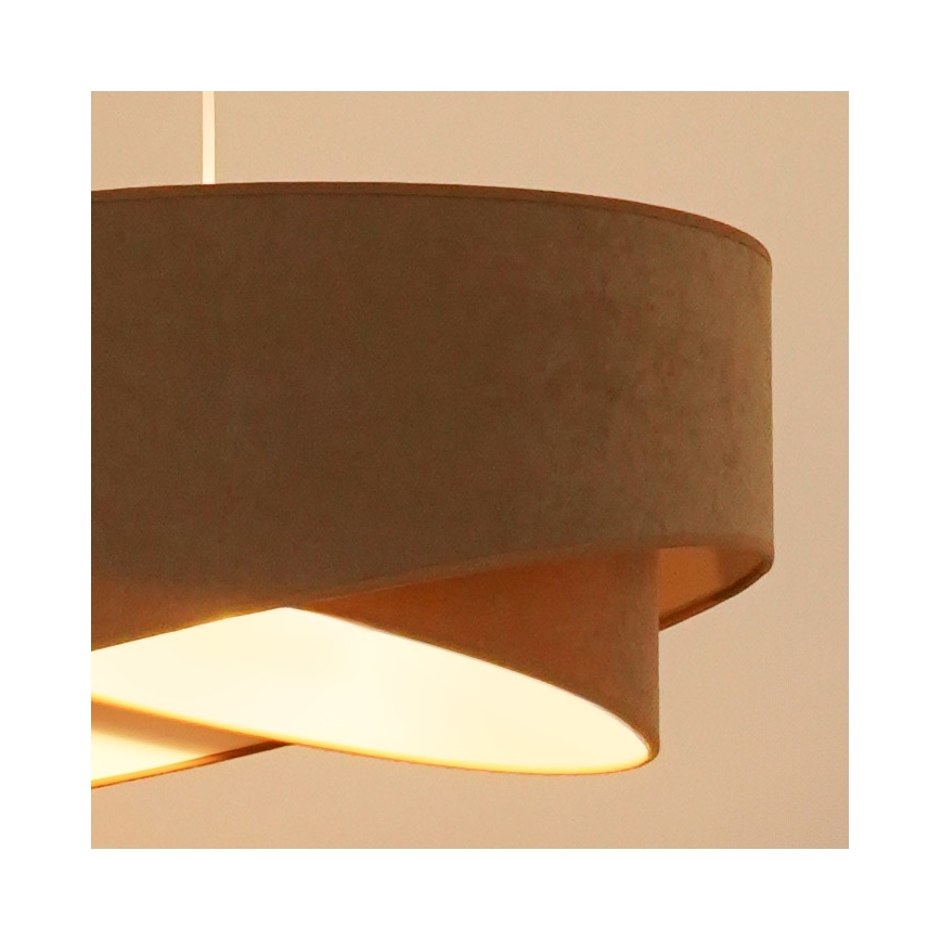 Brilagi - LED Chandelier on a string LYRA 1xE27/15W/230V brown/white