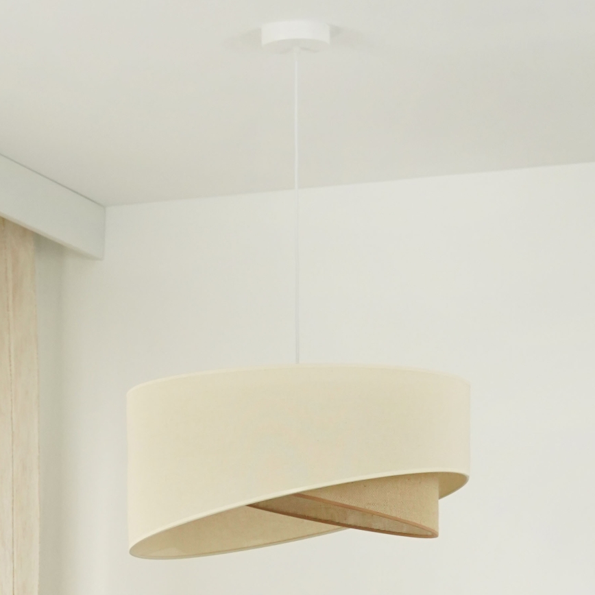 Brilagi - LED Chandelier on a string LYRA 1xE27/15W/230V creamy/beige