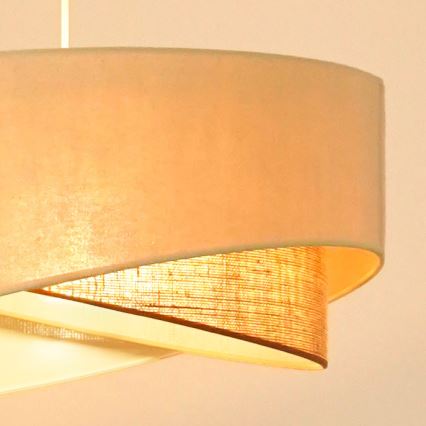 Brilagi - LED Chandelier on a string LYRA 1xE27/15W/230V creamy/beige
