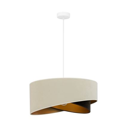Brilagi - LED Chandelier on a string LYRA 1xE27/15W/230V creamy/black/gold