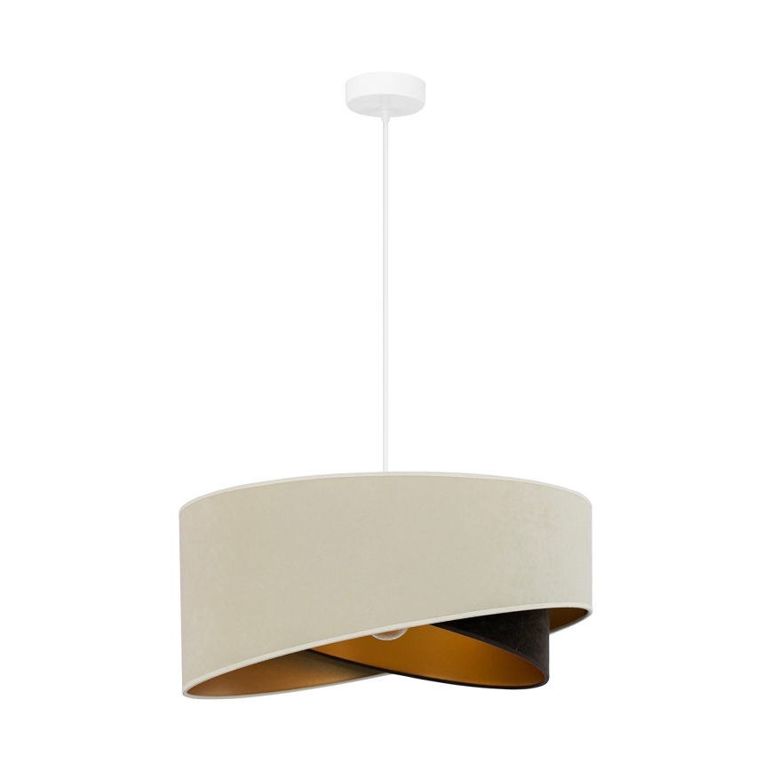 Brilagi - LED Chandelier on a string LYRA 1xE27/15W/230V creamy/black/gold
