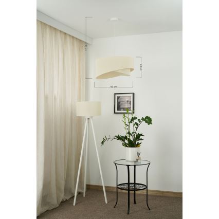 Brilagi - LED Chandelier on a string LYRA 1xE27/15W/230V creamy