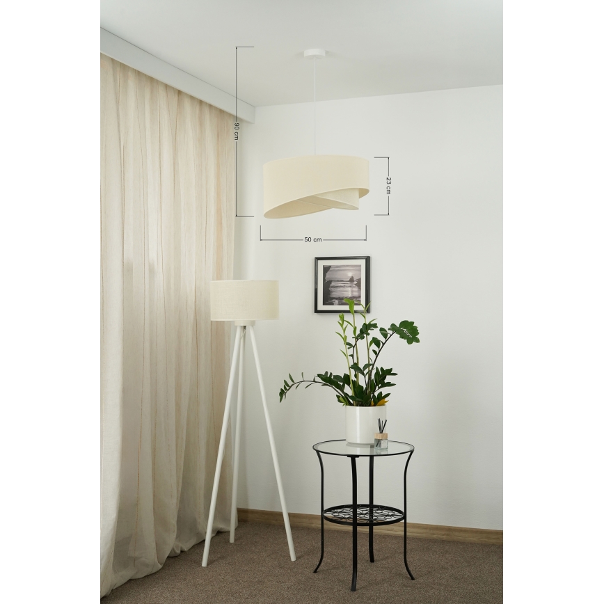 Brilagi - LED Chandelier on a string LYRA 1xE27/15W/230V creamy