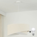 Brilagi - LED Chandelier on a string LYRA 1xE27/15W/230V creamy/white