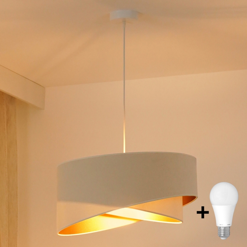 Brilagi - LED Chandelier on a string LYRA 1xE27/15W/230V creamy/white