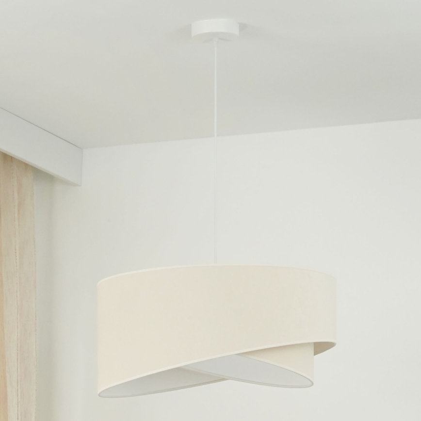 Brilagi - LED Chandelier on a string LYRA 1xE27/15W/230V creamy/white