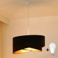 Brilagi - LED Chandelier on a string LYRA 1xE27/15W/230V dark brown/gold