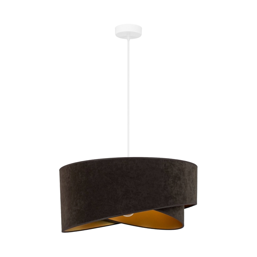 Brilagi - LED Chandelier on a string LYRA 1xE27/15W/230V dark brown/gold