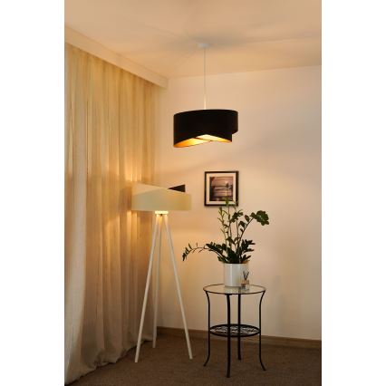 Brilagi - LED Chandelier on a string LYRA 1xE27/15W/230V dark brown/gold