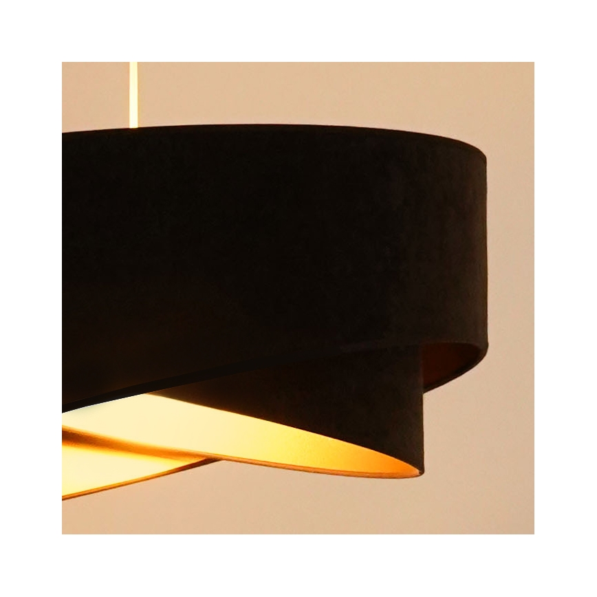 Brilagi - LED Chandelier on a string LYRA 1xE27/15W/230V dark brown/gold