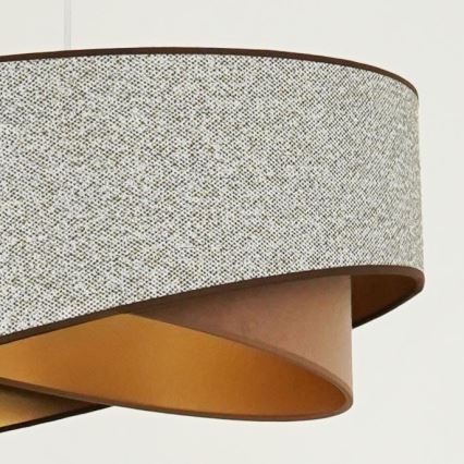 Brilagi - LED Chandelier on a string LYRA 1xE27/15W/230V grey/creamy/gold