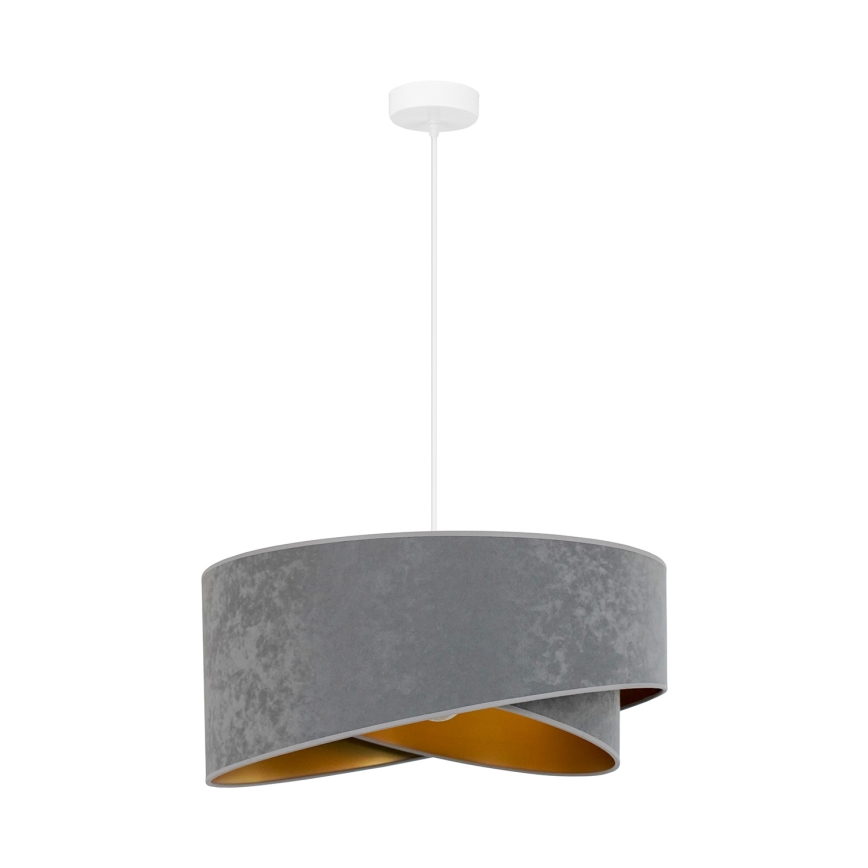 Brilagi - LED Chandelier on a string LYRA 1xE27/15W/230V grey/gold